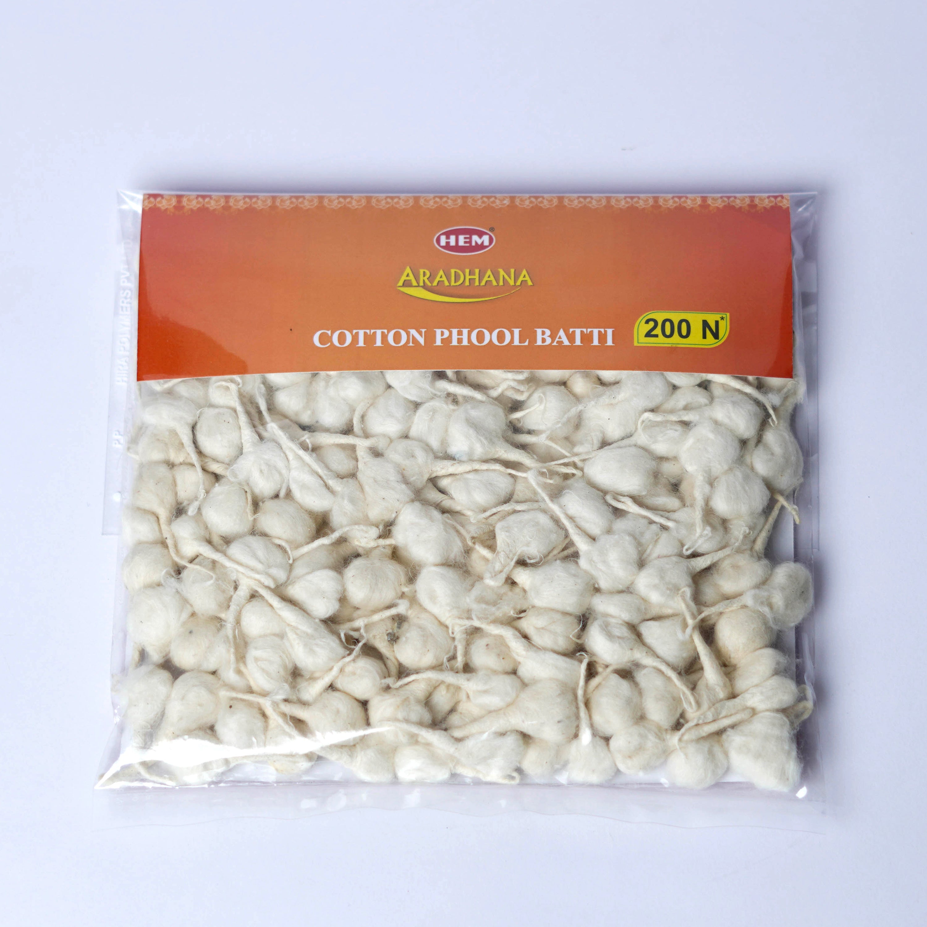 HEM Aradhana Cotton Phool Diya Batti Pack of 5